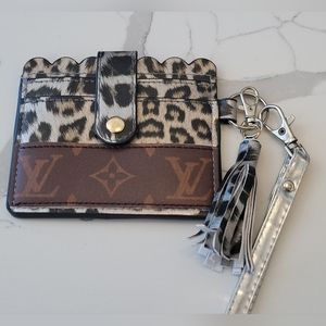 Leopard Print Card & Money Holder